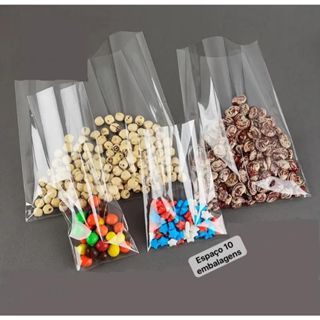 saquinho plástico transparente para uso em geral varias medidas em Oferta na Shopee