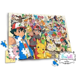 Quebra Cabeça Turma Pokemon 120 | 60 | 40 | 18 Peças - Puzzle