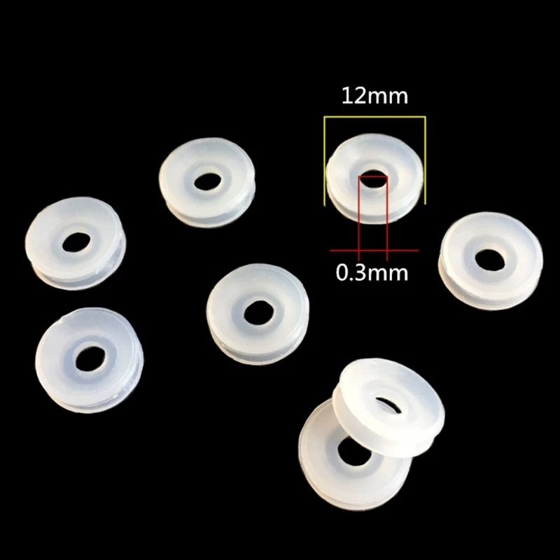 Kit Anel Vedação Borracha Silicone (5 ou 8 peças) pino Válvula Segurança Panela Pressão Elétrica 2.8, 3, 4, 5 e 6 lts