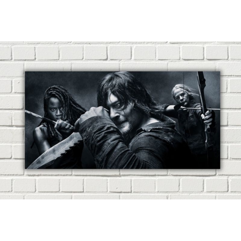 Quadro Decorativo Placa mdf Daryl Dixon The Walking Dead