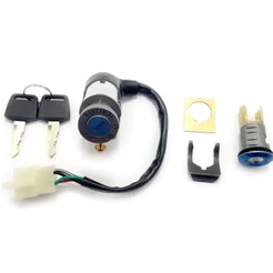 Kit Chave Contato + Travas C 100 Dream Ignição Completo Todos Anos