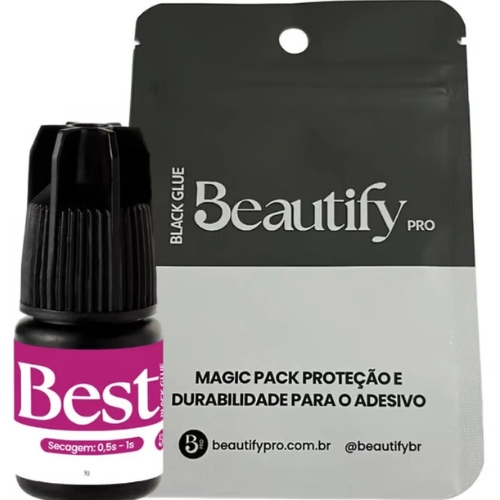 Cola Adesivo Best Beautify Extensão De Cílios Retenção Volume Fio Russo Alongamento Umidade Cilio