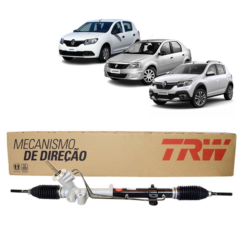 Caixa Direção Hidráulica Nova Original Trw Renault Logan 2007 A 2013 Sandero Stepway em Oferta na Shopee