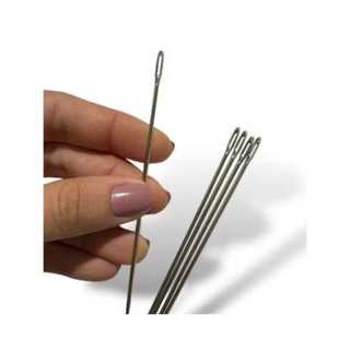KIT AGULHA P/ TAPEÇARIA 10CM 4 UNIDADE em Oferta na Shopee