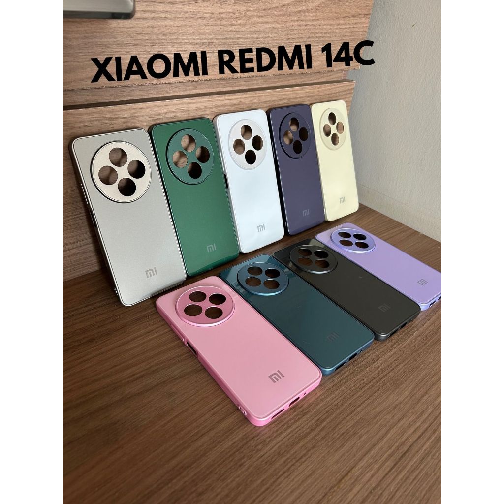 Capa Capinha Case Xiome 14C Premium com Forro Aveludado e Proteção para Lente de Câmera em Oferta na Shopee