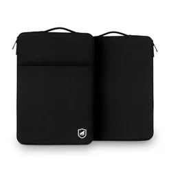 Gshield Capa Case Capinha Survivor para Notebook 13-13,3" Aveludada com Alça e Bolso Externo com Zíper, Preta