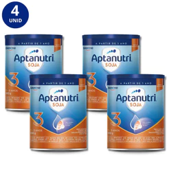 Kit 4x Aptanutri Soja 3 Danone 800g