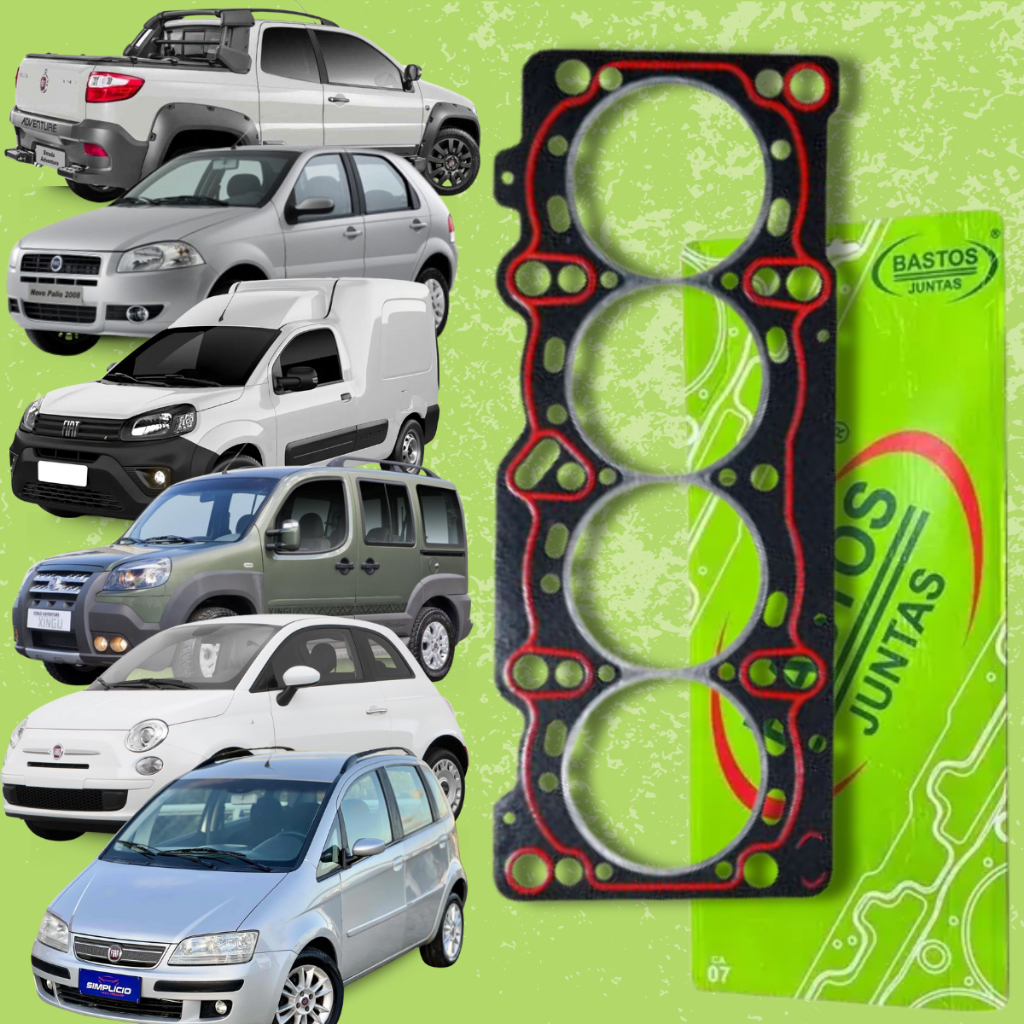 Junta Cabeçote Sob Medida 3mm Fiat Fire/Evo 1.4 8v Doblo Palio Uno Bastos