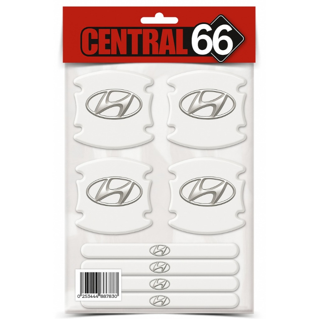 Kit Adesivos Proteção Maçaneta 4 Portas Hyundai Azera Incolor Resinado