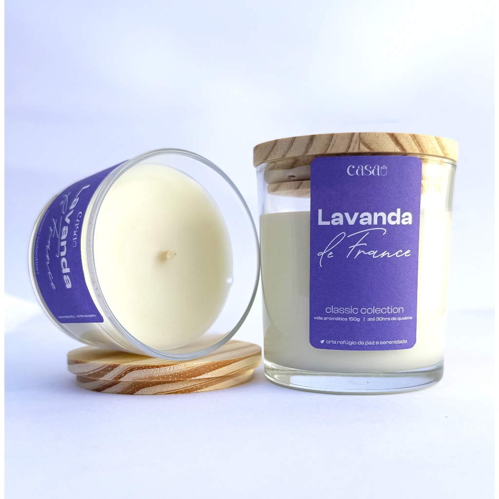 Imagem Kit Velas aromáticas Lavanda de France 150g + Bambu Zen 90g