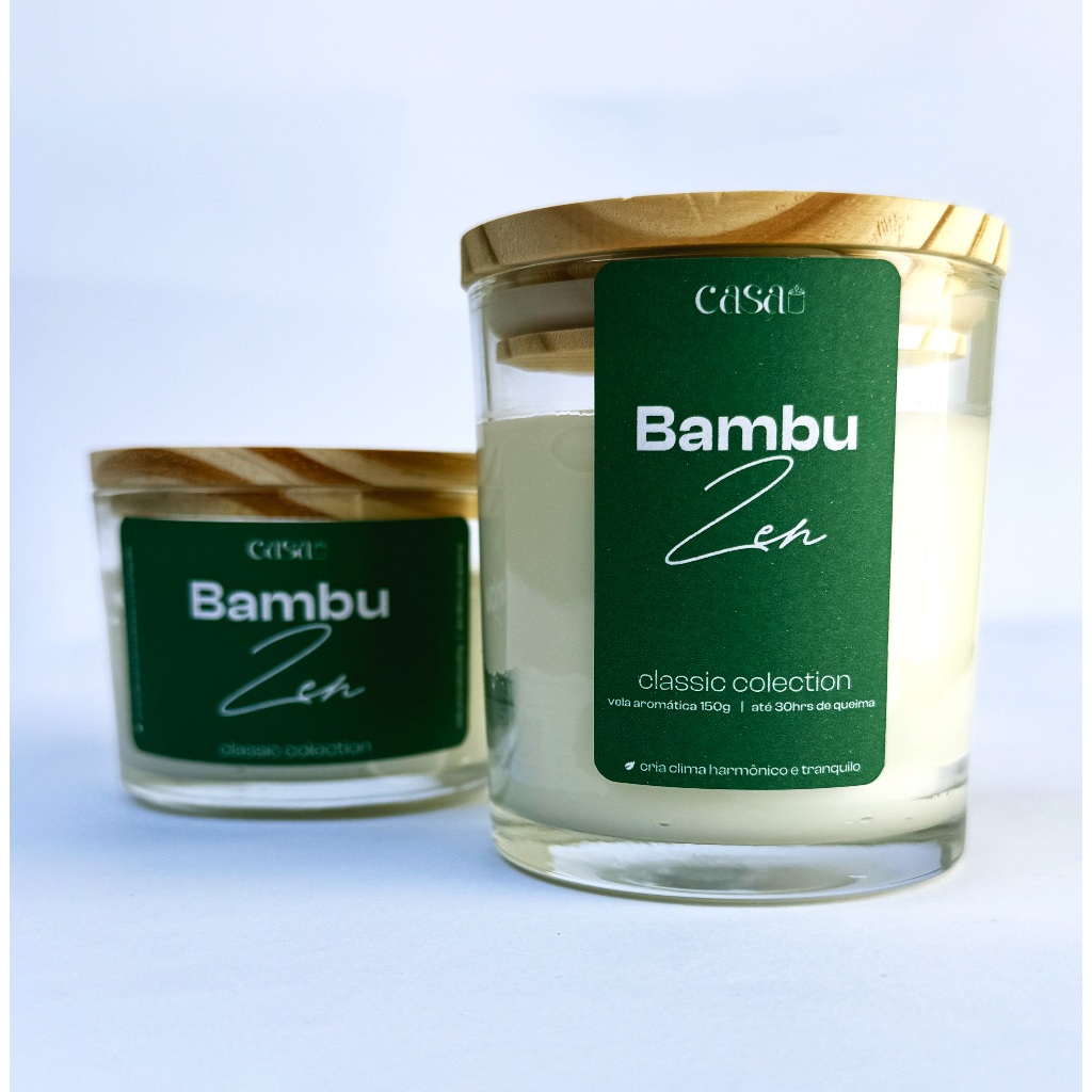 Imagem Vela Aromática Bambu Zen CasaVela