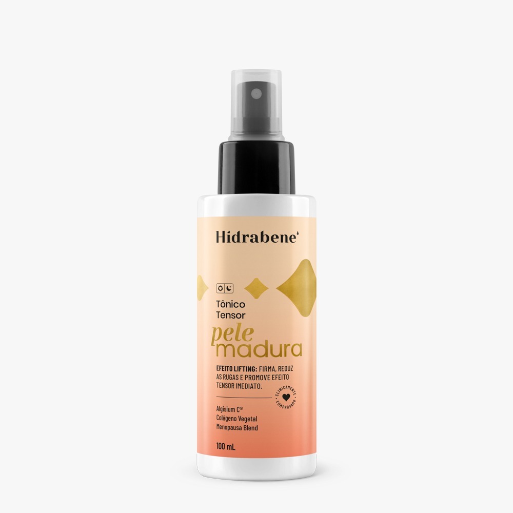 Hidrabene Tônico Tensor Pele Madura Efeito Lifting Firma Reduz as Rugas 100ml