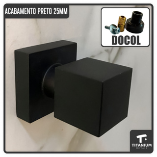 Acabamento Para Registro Quadrado Metal Preto Padrão Docol Com Adaptador em Oferta na Shopee