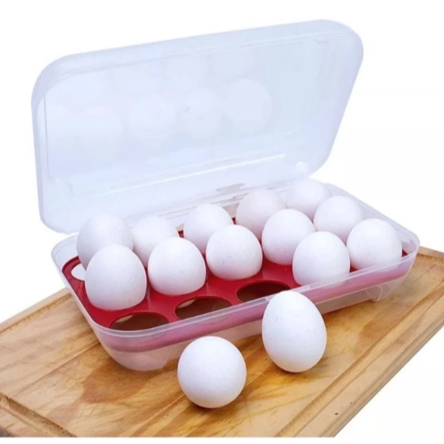 Pote Porta Ovos Bandeja C/15 Cavidades Utilidades De Cozinha Keita