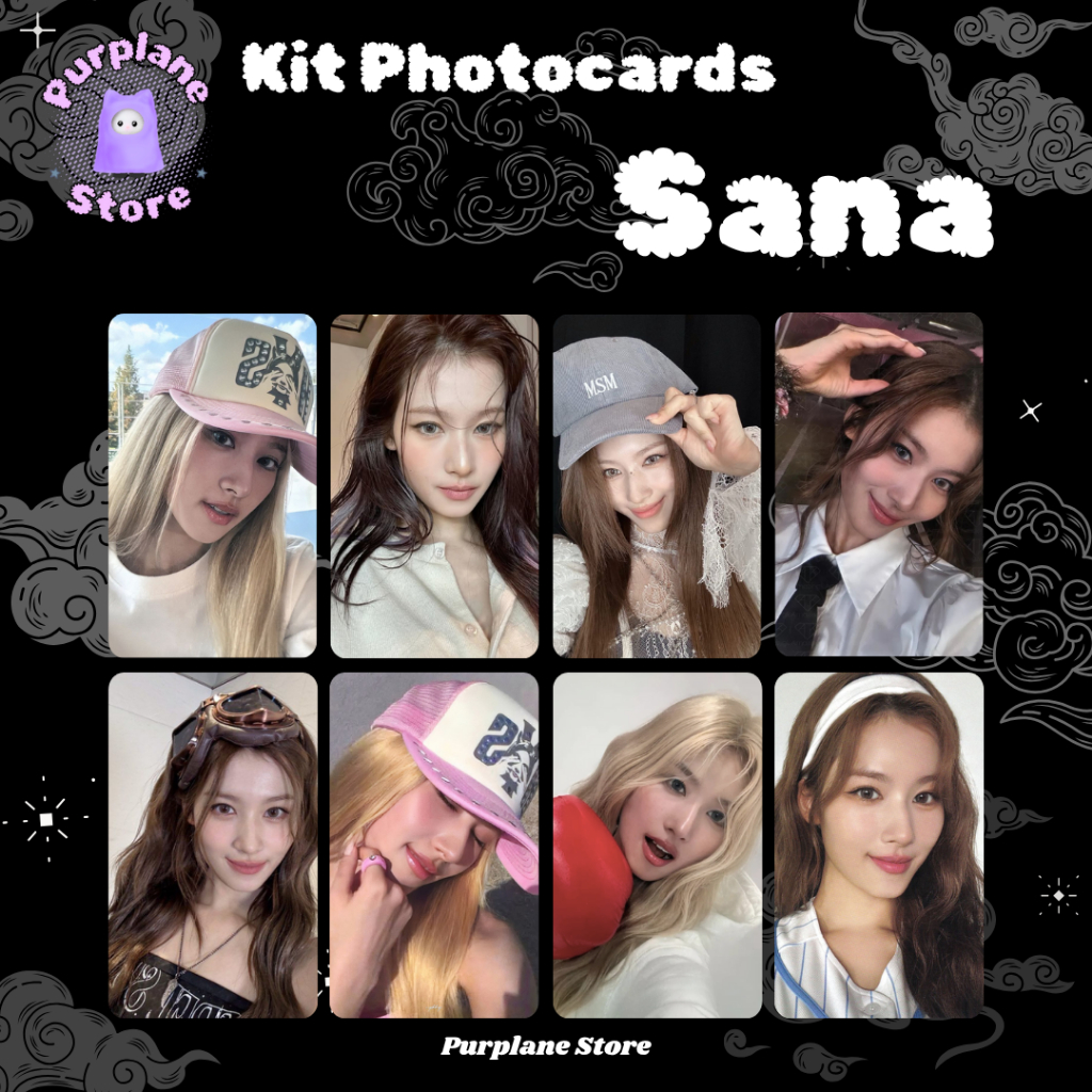 Sana Selca Photocards Twice Kpop Fanmade em Oferta na Shopee