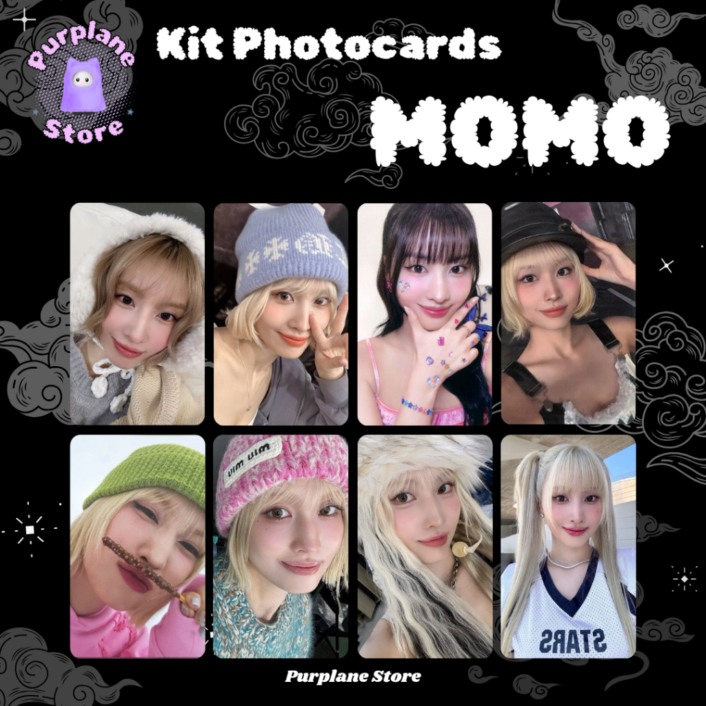 Momo Selca Photocards Twice Kpop Fanmade em Oferta na Shopee