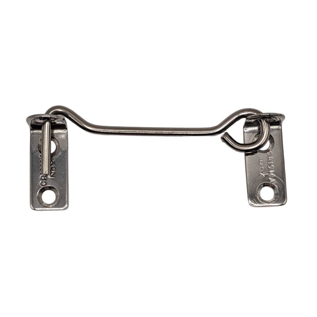 Ferrolho Aldrava Inox Pitão 75 Mm Fecho Tranca Trinco