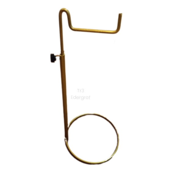 Expositor e Suporte para Bolsa Dourado com regulagem de altura em Oferta na Shopee