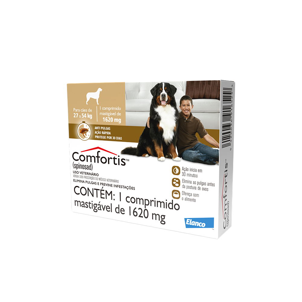 Antipulgas Elanco Comfortis 1620mg Caes De 27kg A 54kg - Pets