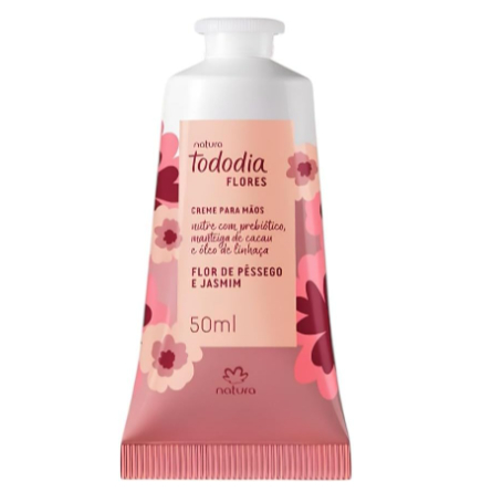 Creme para Mãos Flor de Pêssego e Jasmim TodoDia 50ml