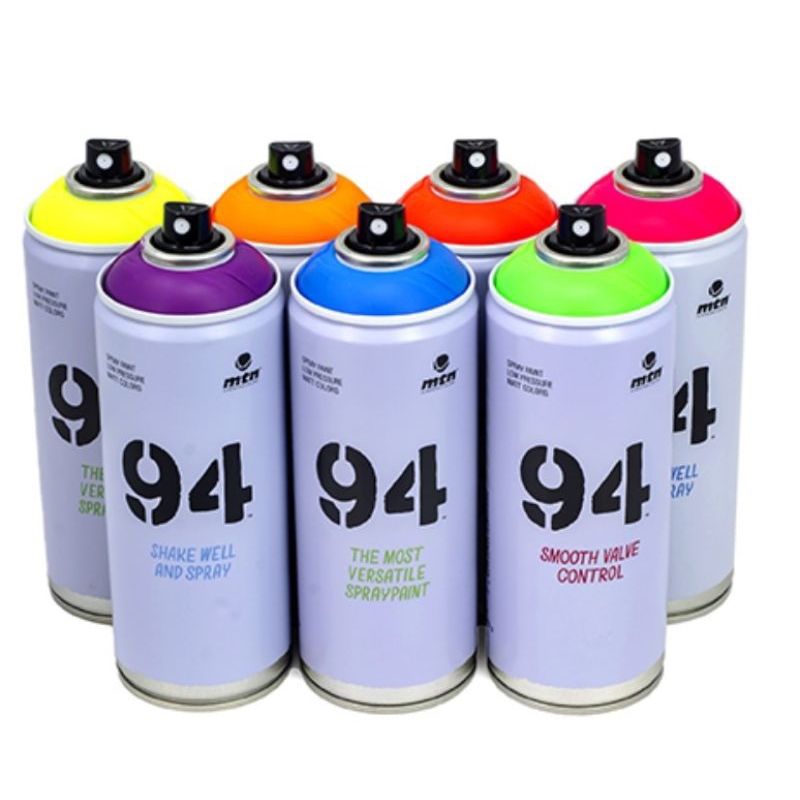 SPRAY FLUOR CORES LUMINOSAS "NEON" MONTANA MTN 94 - 400ml