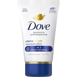 Desodorante Antitranspirante Dove Em Creme Reparação Diária 48h Com 50g
