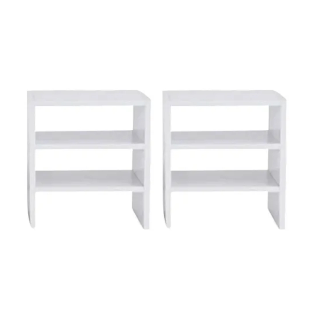 Kit 2 Organizadores De Mesa Escaninho 30x30x20cm Mdf Sala Escritório Quarto Funcional
