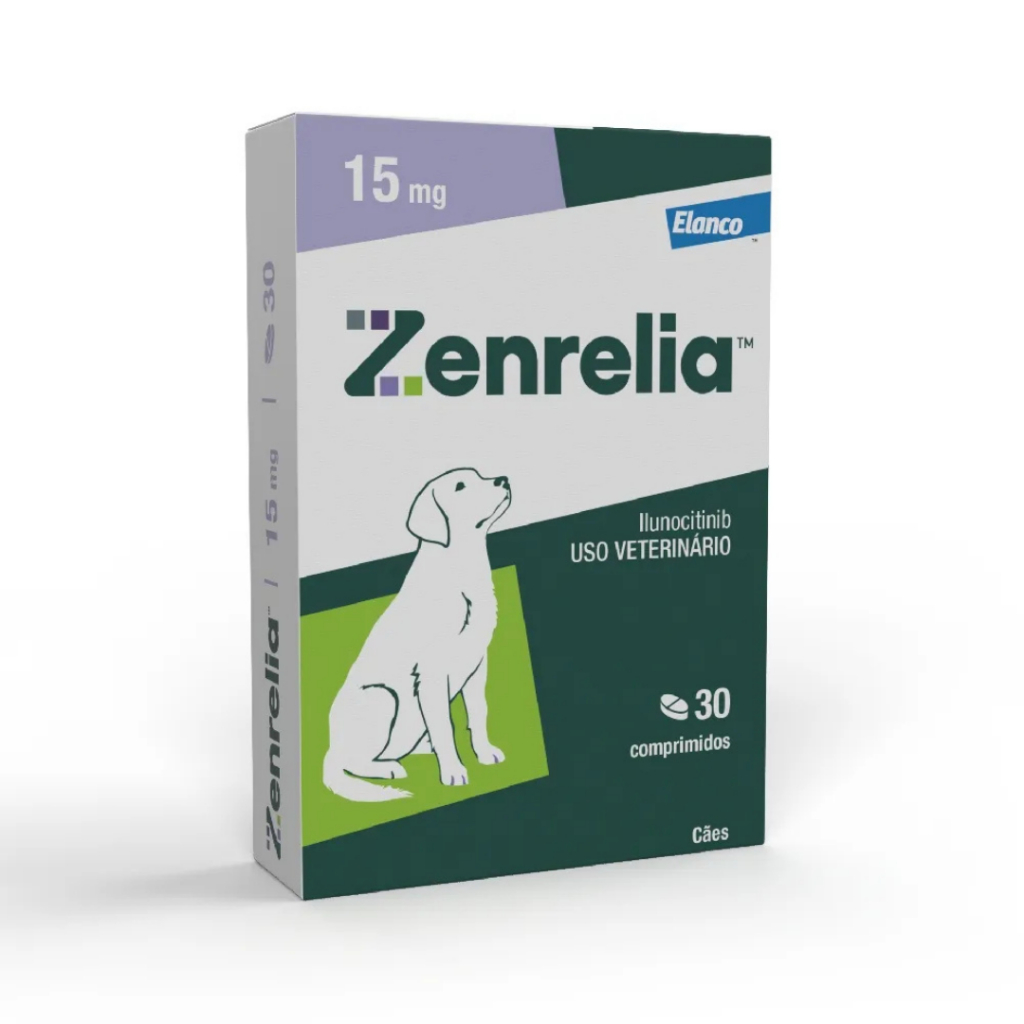 Zenrelia 15mg 30 Comprimidos Dermatológico Anti-Coceira para Cães Elanco em Oferta na Shopee