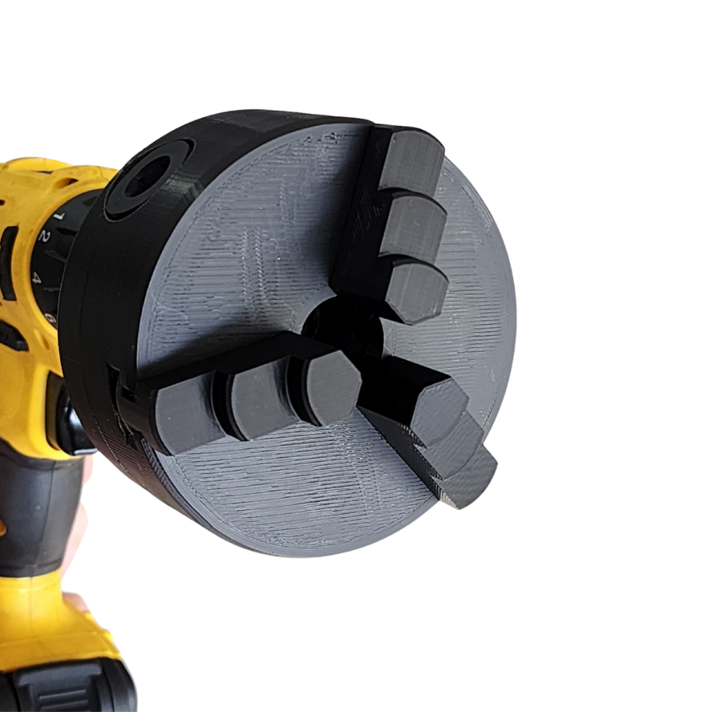 Placa Para Parafusadeira 100mm Torno Manual + Chave Manual FEITO EM ABS em Oferta na Shopee