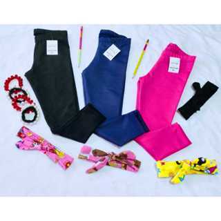 Kit 3 Calça Legging Menina em tecido Suplex de Alta Qualidade e Conforto TAM 1 ao12  cores Lisas em Oferta na Shopee