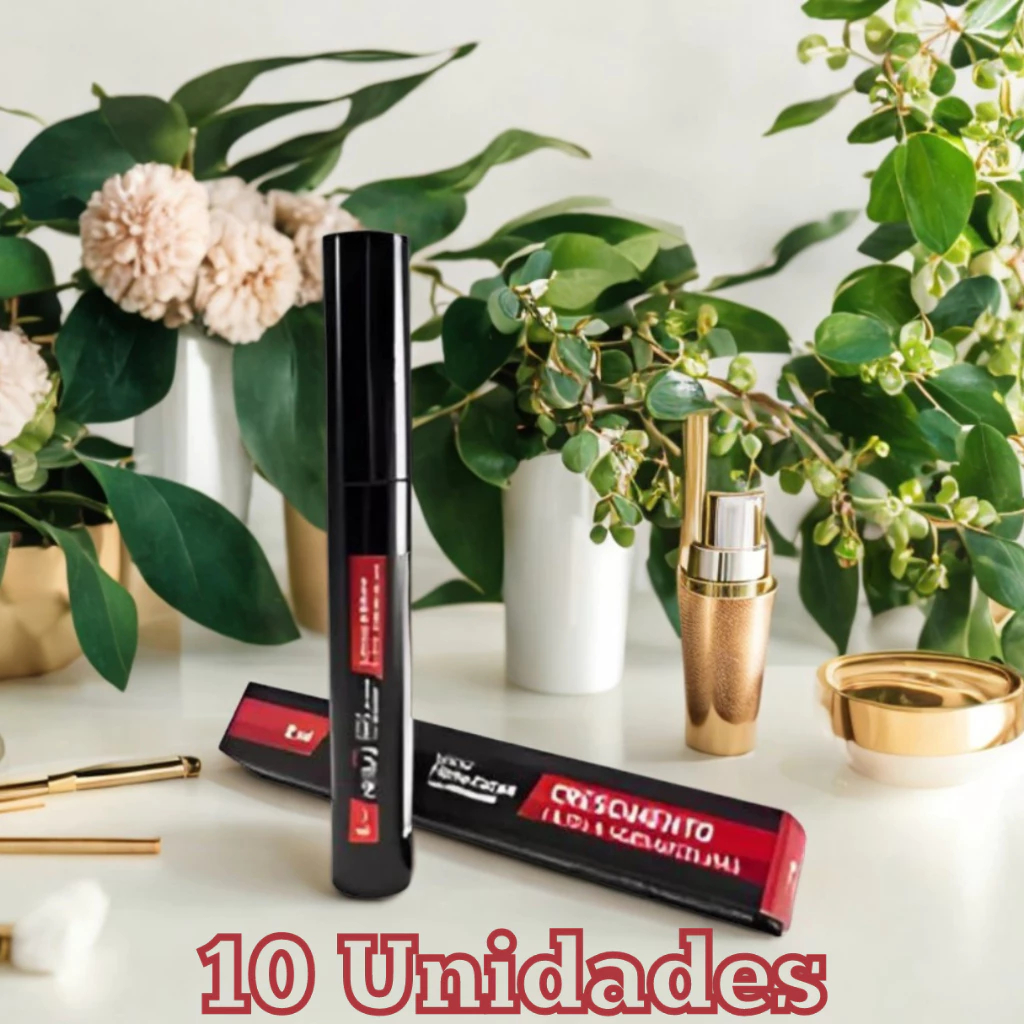 KIT Com 10 Unidades Serum Niraj FORTALECIMENTO E CRESCIMENTO 8ml