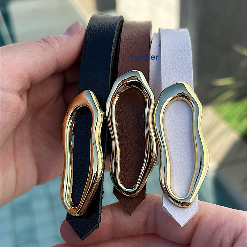 Kit 3 Cinto Feminino Blogueira Moda - DOURADA. em Oferta na Shopee