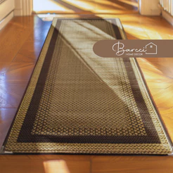 Tapete Passadeira Sisal Antiderrapante Cozinha Corredor Quarto 1,50m x 50cm