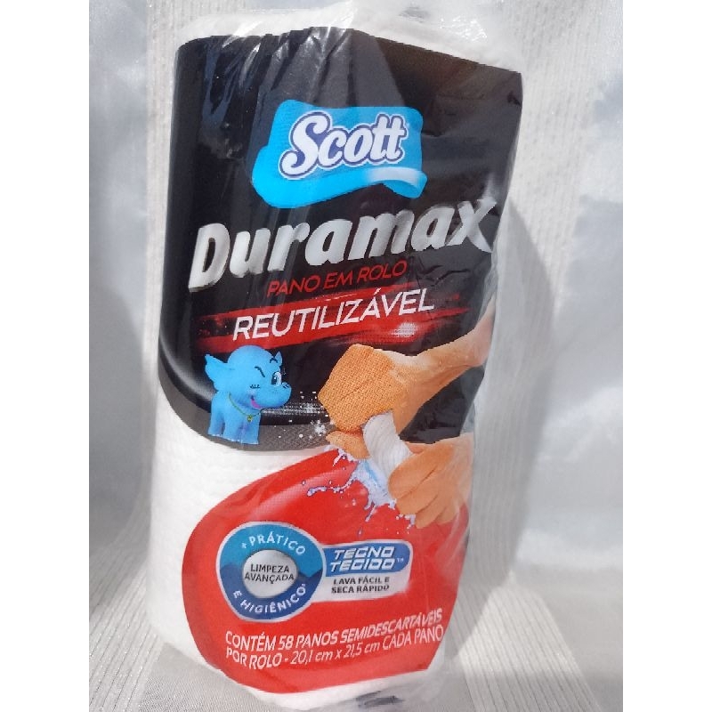 PANO REUTILIZÁVEL DURAMAX CADA ROLO CONTÉM 58 PANOS