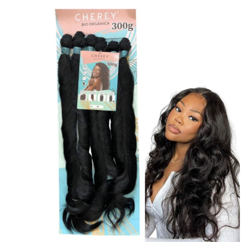 Cabelo em tela bio orgânico semi liso toque e sensação de cabelo humano