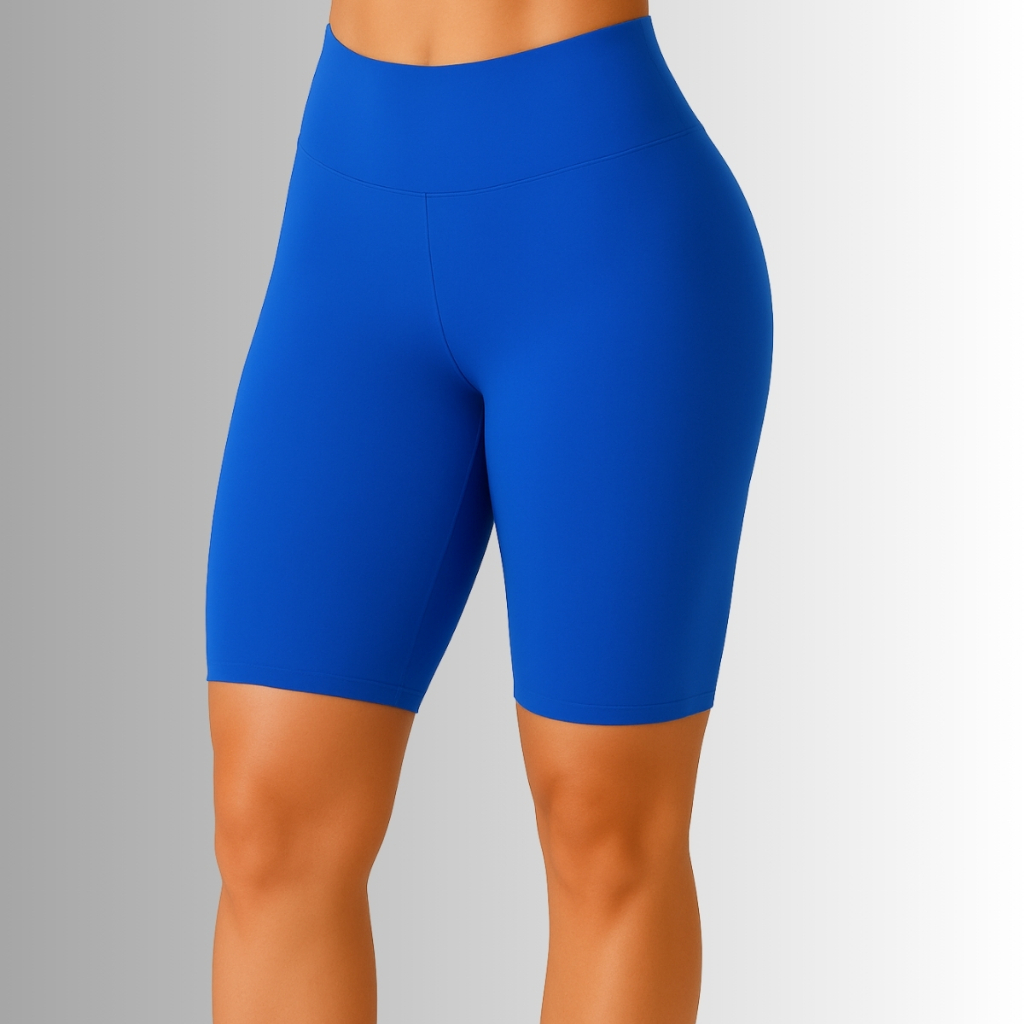 Bermuda Fitness Feminina Ciclista Roupas de Academia Ginástica Corrida Suplex B06