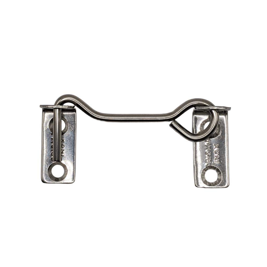 Ferrolho Aldrava Inox Pitão 60 Mm Fecho Tranca Trinco