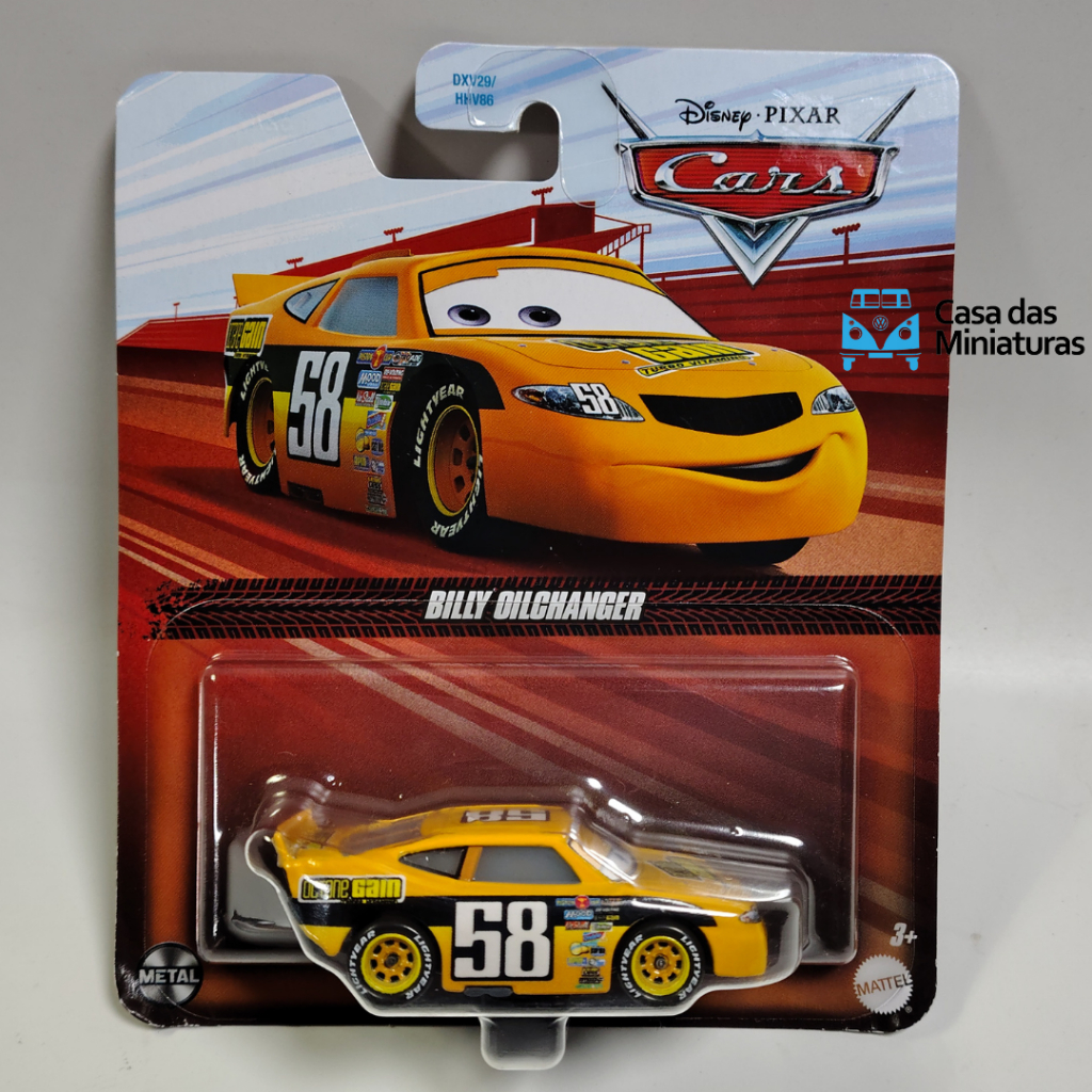 Disney Cars Billy Oilchanger Octane Gain #58 Carros Mattel - LACRADO
