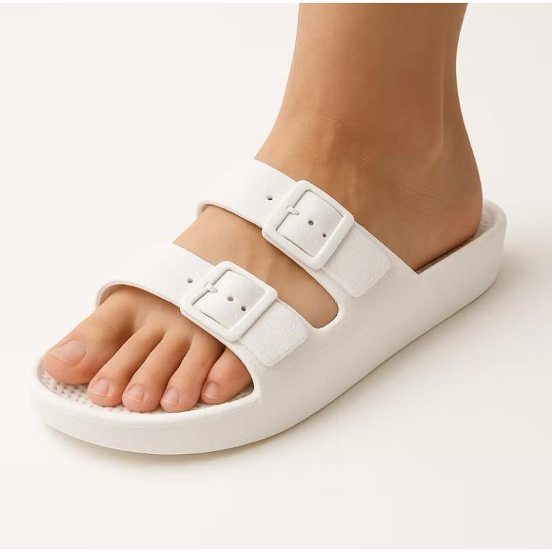 Chinelo Ortopedico e Massageador Birken Sandália Fivela Decorativa Unissex Slide Leve e Confortável