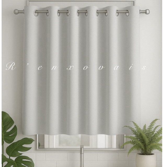 Cortina Para Vitro Blackout 0,90x0,80 Para Janela Banheiro em Oferta na Shopee