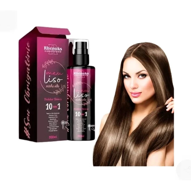 Promoção! Spray Protetor Térmico 10 em 1 Capilar Meu Liso Minha Vida 200ml