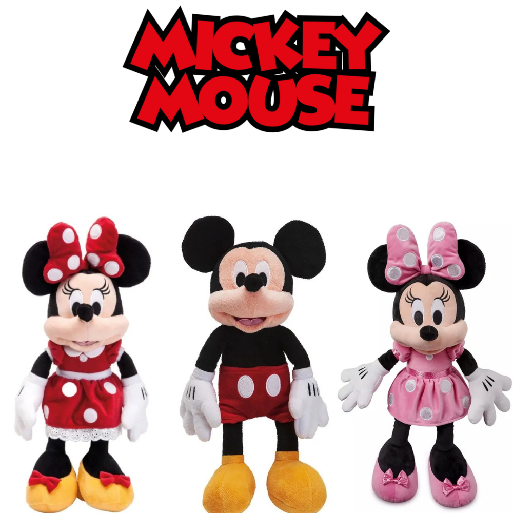 Boneco De Pelúcia Mickey e Minnie 50cm Importado Envio Imediato em Oferta na Shopee