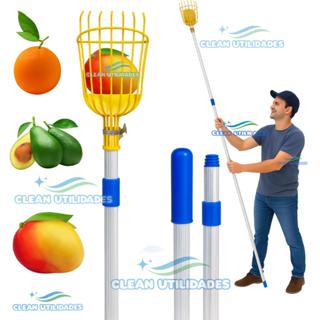 COLHEDOR DE FRUTAS PROFISSIONAL - LINHA CLEAN JARDINAGEM - ESCOLHA OPÇÃO COM OU SEM CABO em Oferta na Shopee