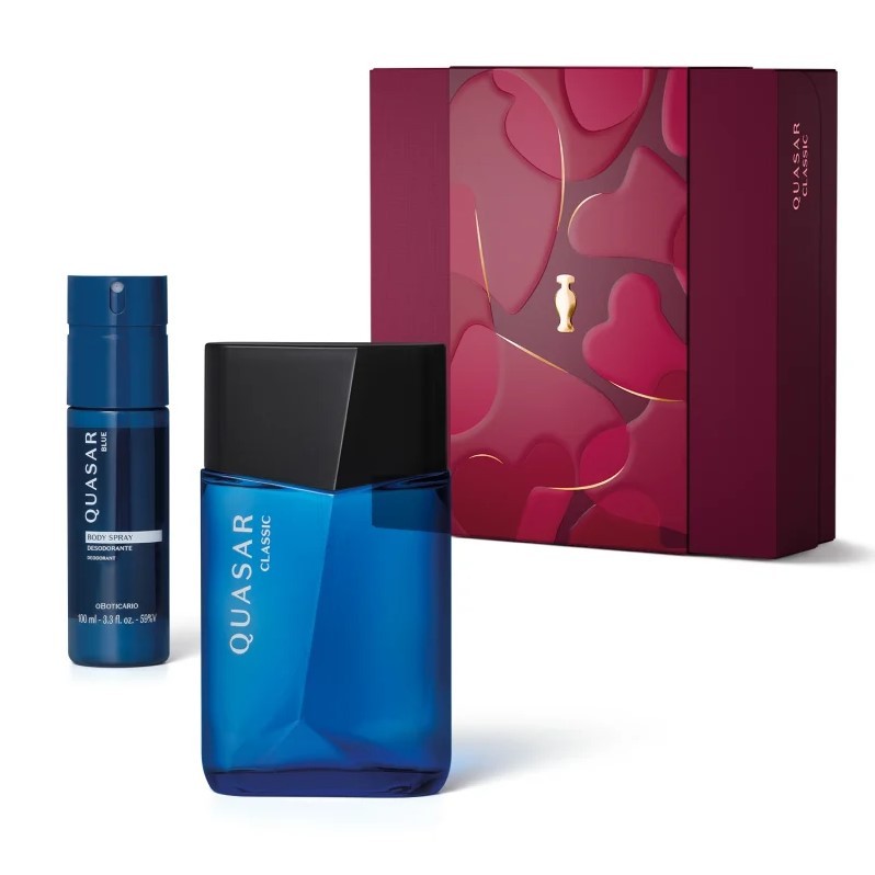 Estojo Quasar Classic (Perfume, Body Spray) O Boticário