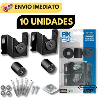 Kit Com 10 Suporte Universal Fixo Para Smart TV LED LCD Parede Painel 10 á 85 Polegadas em Oferta na Shopee