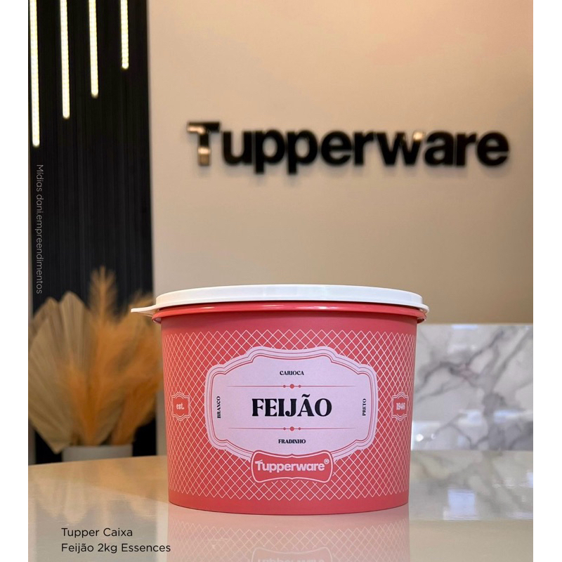 Tupper Caixa de Feijão 2Kg Essences Tupperware