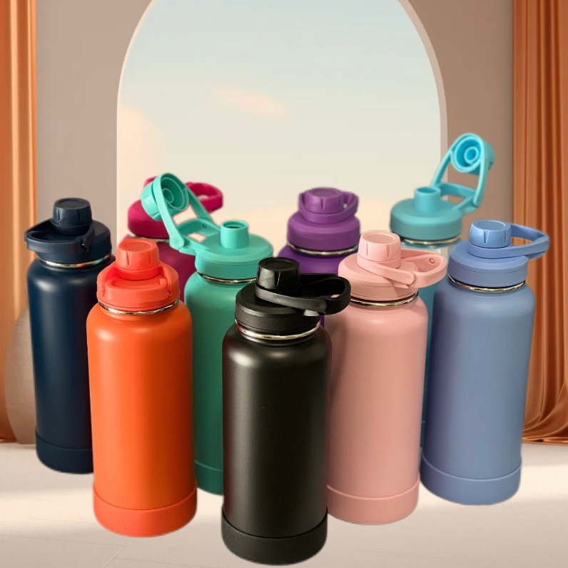 GARRAFA Térmica 1L//Parede Dupla com CAPA Protetora//Aço inoxidável//Espacial Quente & Frio Grande Capacidade em Oferta na Shopee