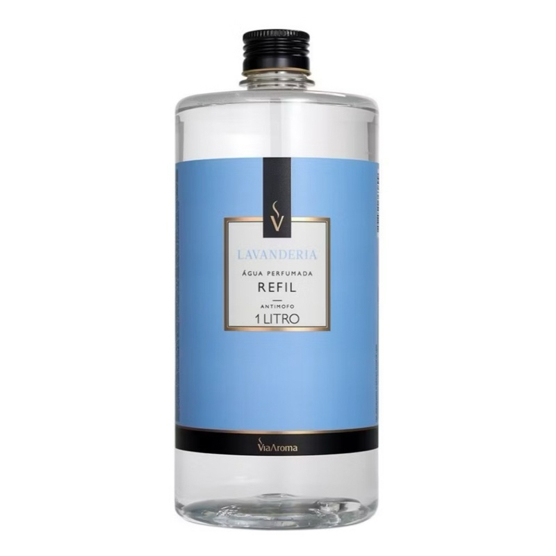 Refil para Água perfumada para tecidos, roupas e lençóis Via Aroma - 1L — imagem 2 de 2