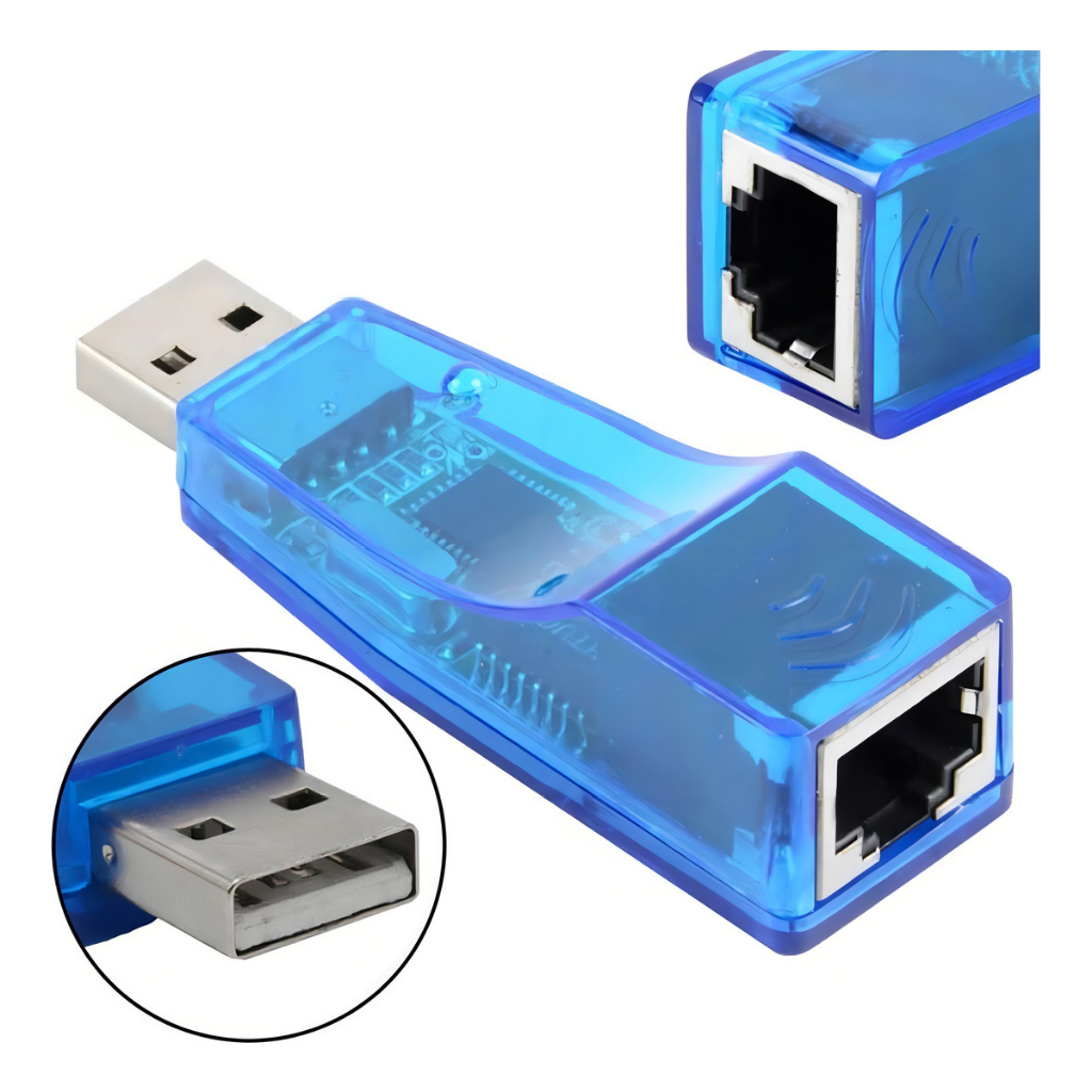 Adaptador Usb Placa Rede Rj45 Cabo Rede Internet Pc