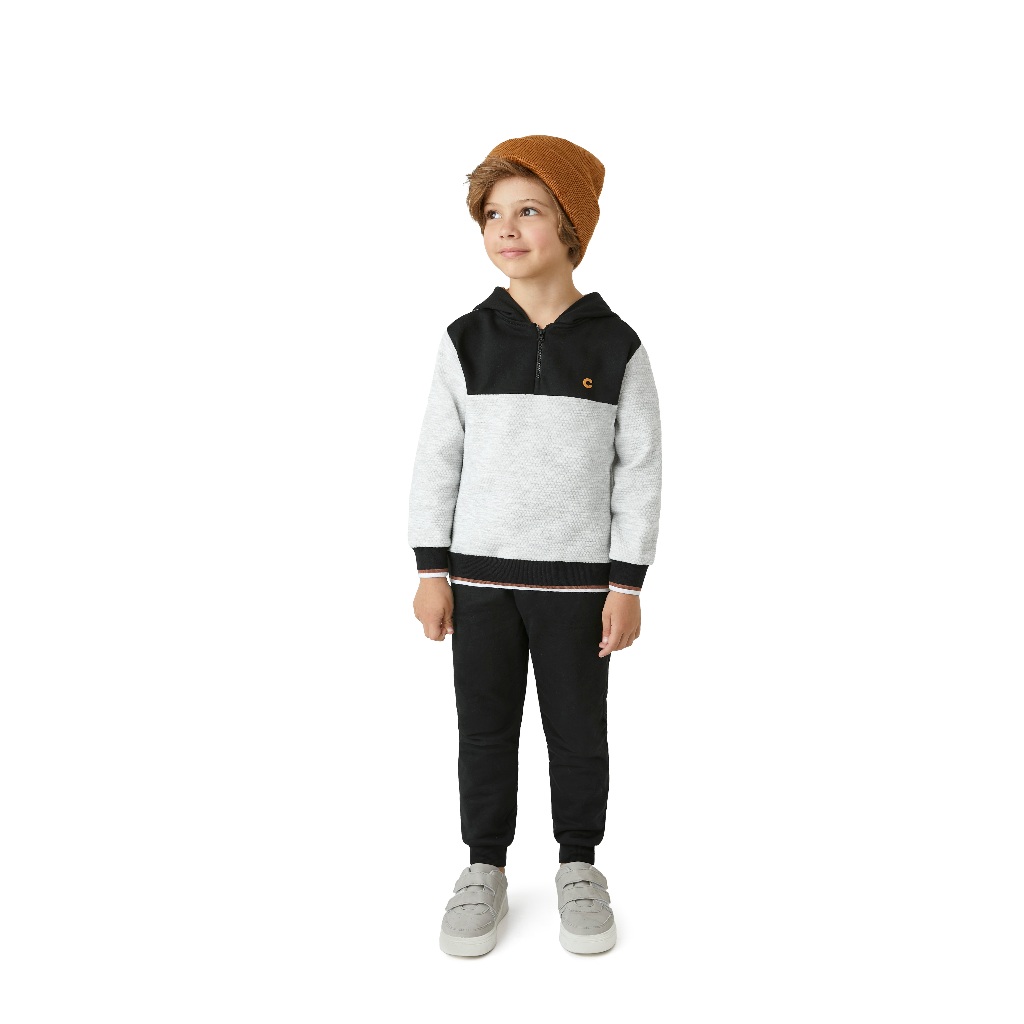 Conjunto Moletom Felpado Masculino Carinhoso Tamanho 16